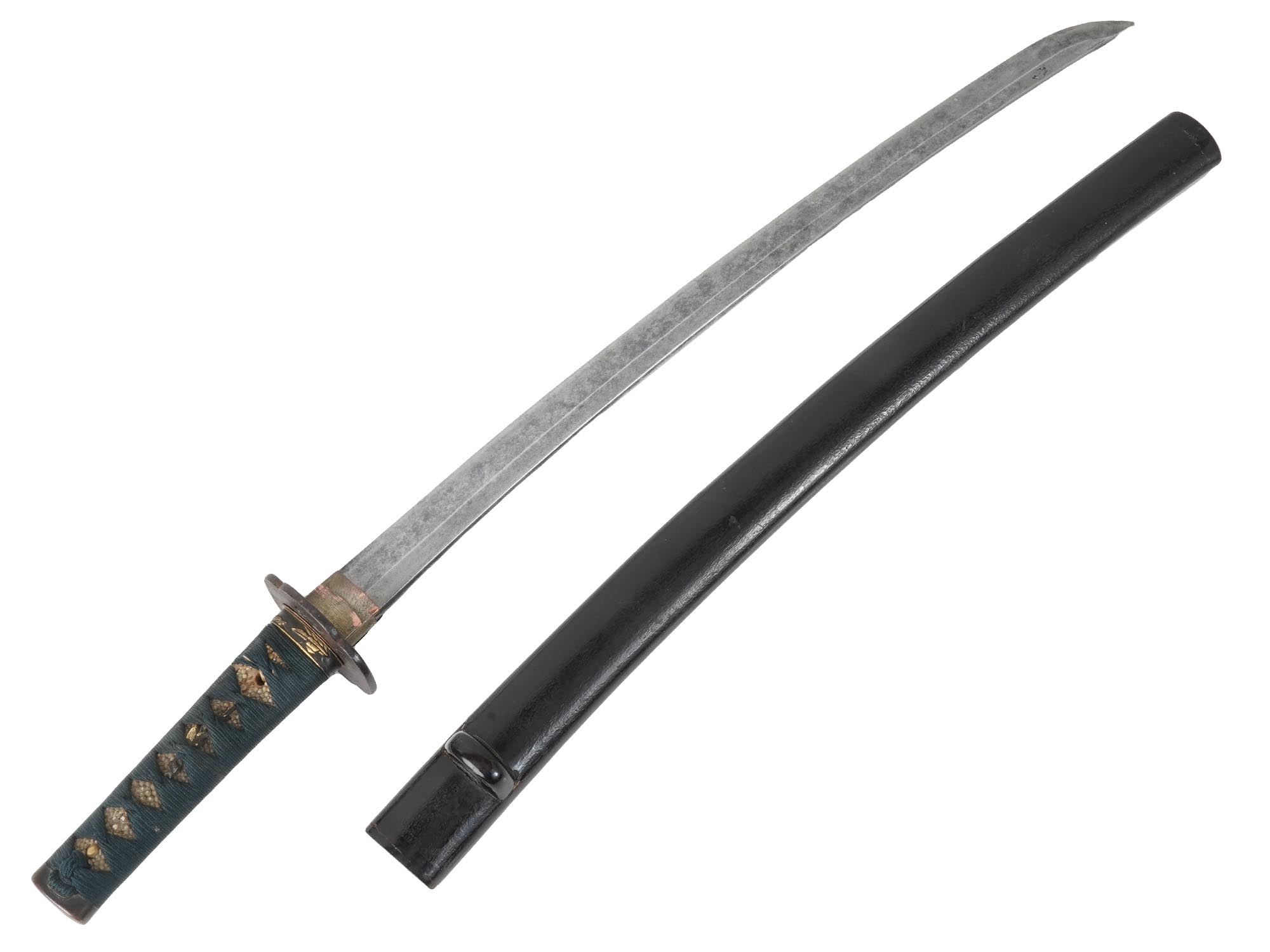 ANTIQUE JAPANESE WAKIZASHI SAMURAI SWORD PIC-1